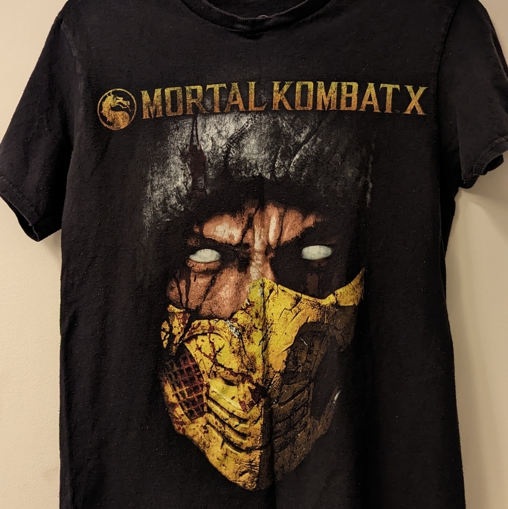 Mortal Kombat X Scorpion T-Shirt Size Small